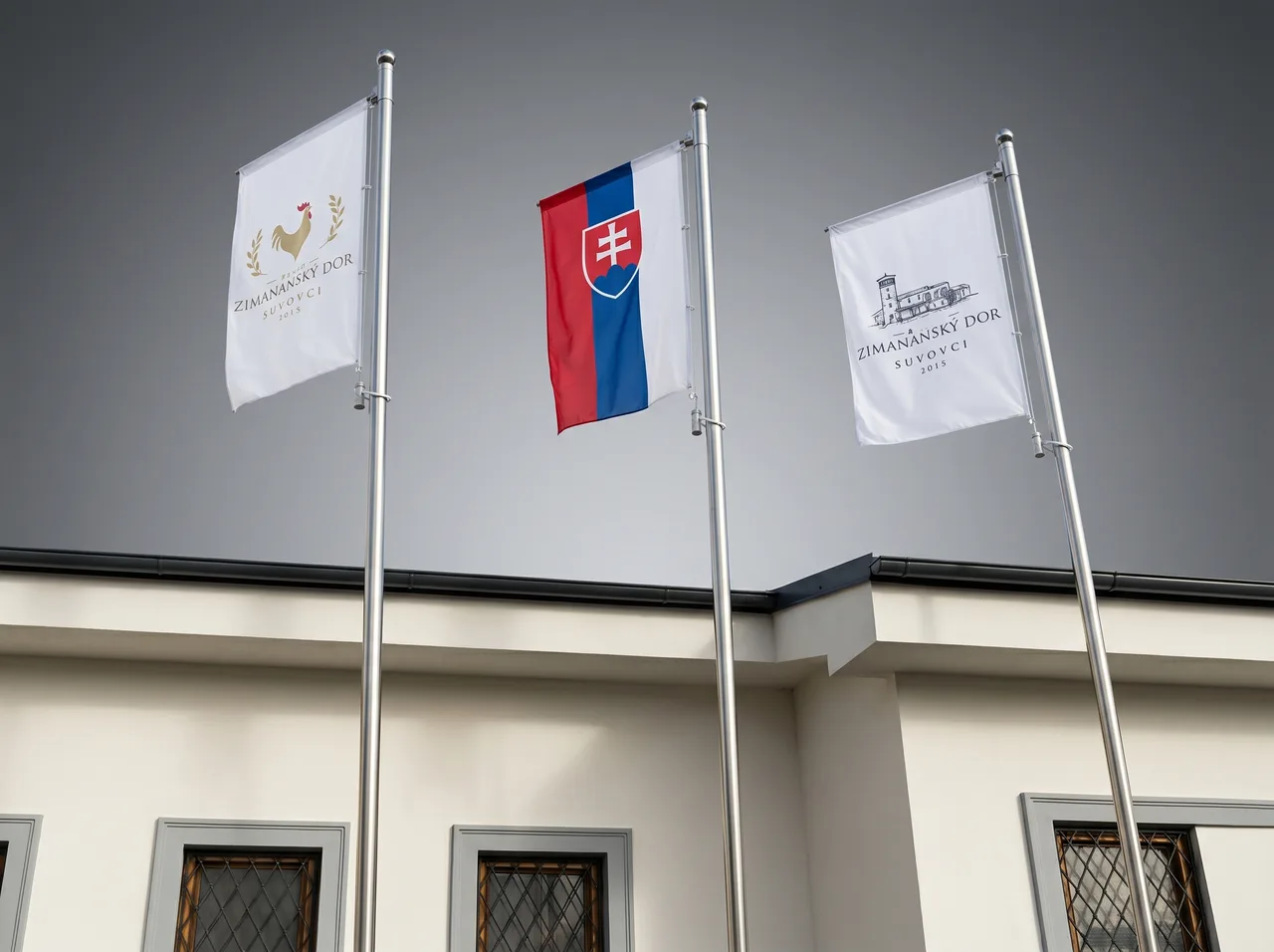 Reklamné vlajky – Tlač a bannery, realizácia AD-REKLAMA Trnava